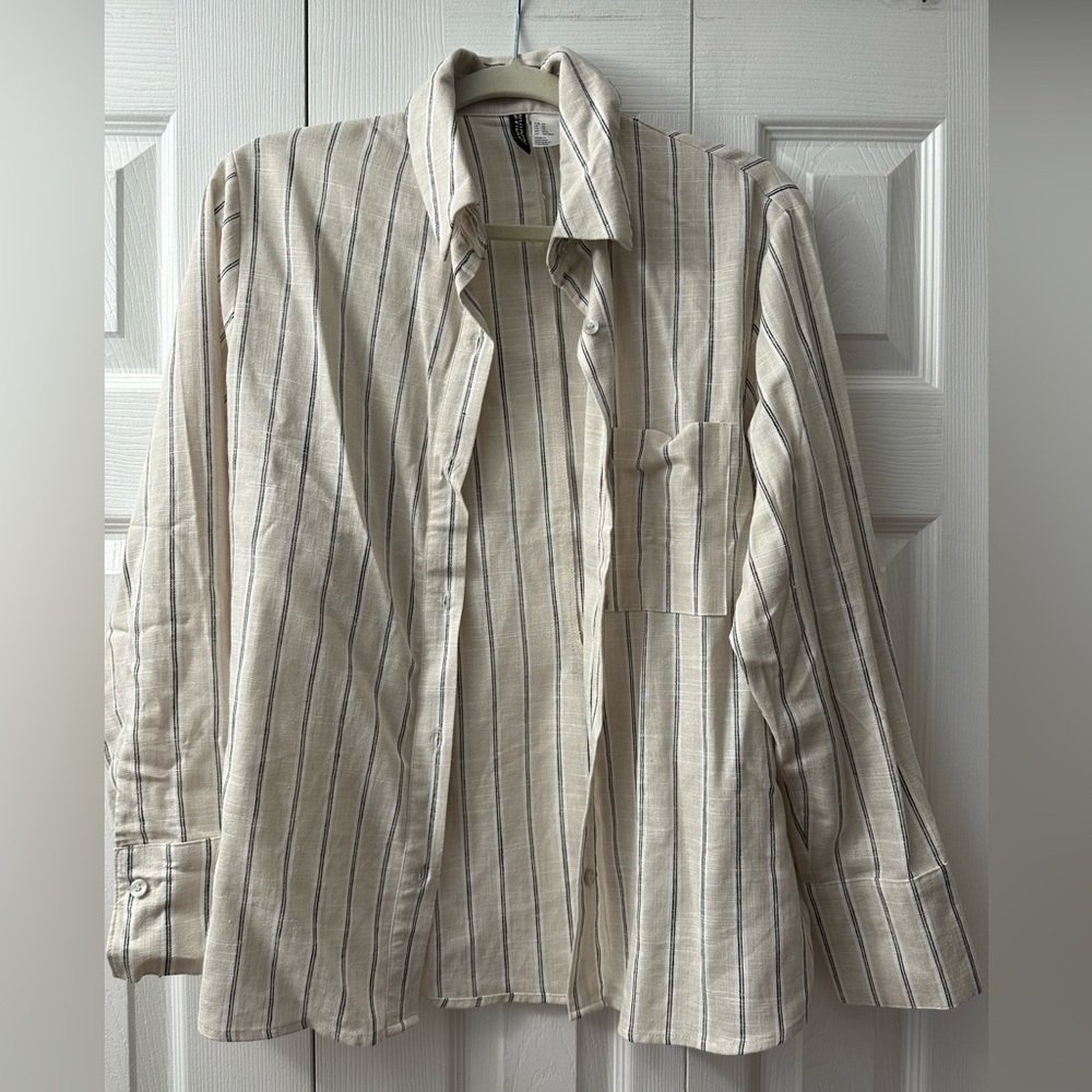 HM Divided Linen Blend shirt